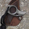 Camping Mini Carabiner Knife with Leather Pouch