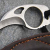 Camping Mini Carabiner Knife with Leather Pouch